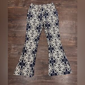 About a girl Medium Patterned Buttery Soft Pull On Pants